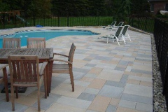 Luxurious Flagstone Tiled Pool Patio