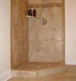 Finished Shower Tile